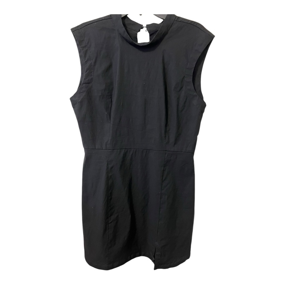 NWT Anthropologie Black Dress With Keyhole Back Size Large